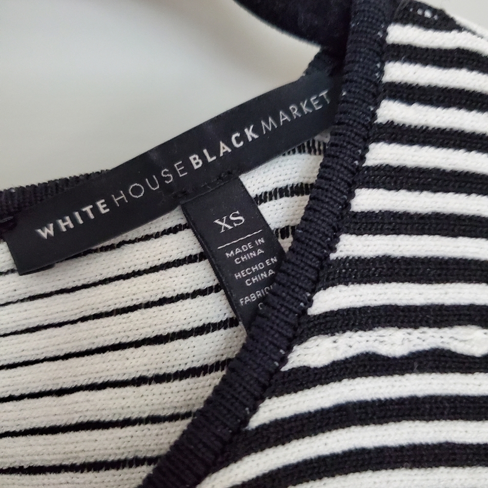 WHBM SLEEVELESS GRAPHIC DOT SWEATER - Picture 8 of 16